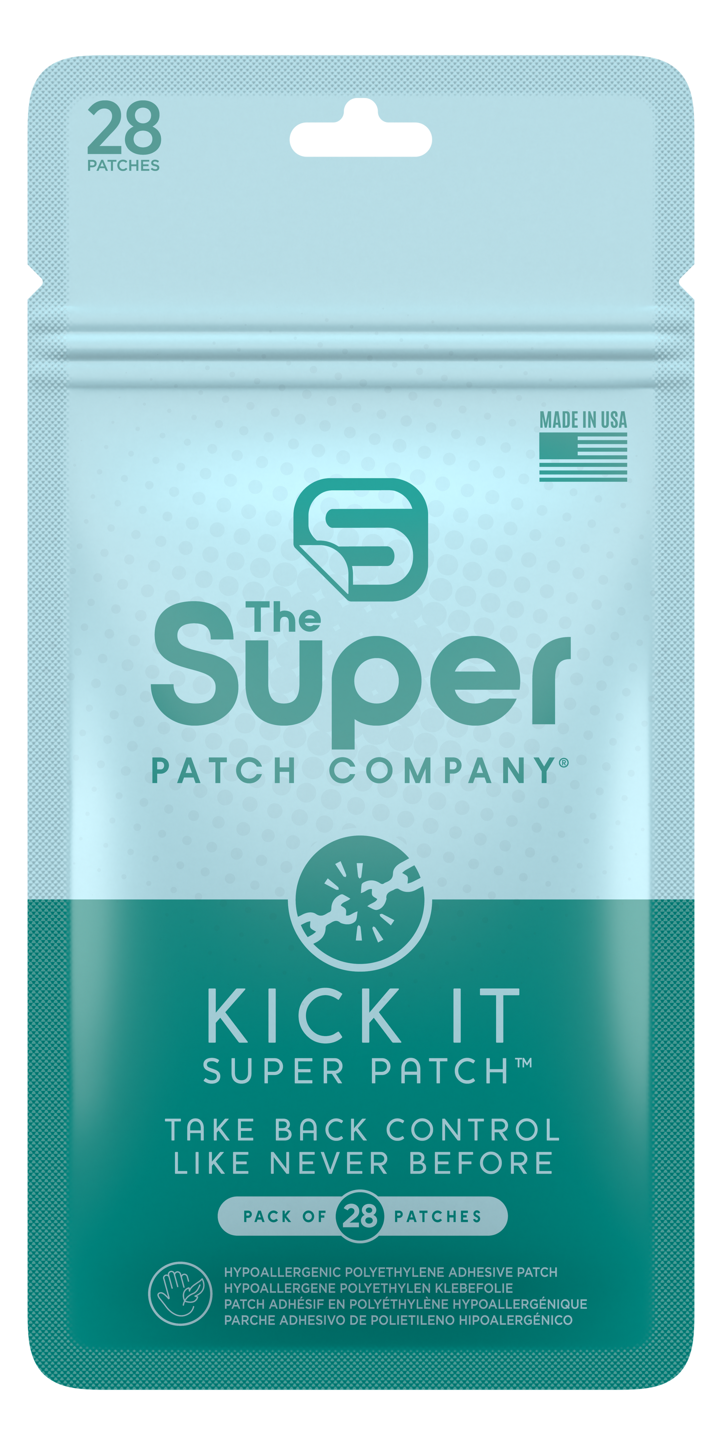 “Super Patch”– KICK IT. Ne priklausomybėms!